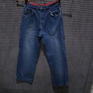 VTG BugleBoy 77 Jeans 36x32 Mens 90s Carpenter Relaxed Wide Leg Bootcut Workwear